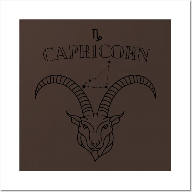 Capricorn Wall Art by akukkel